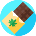 food and restaurant,sweet,dessert,Weed,Cannabis,Marijuana,chocolate bar